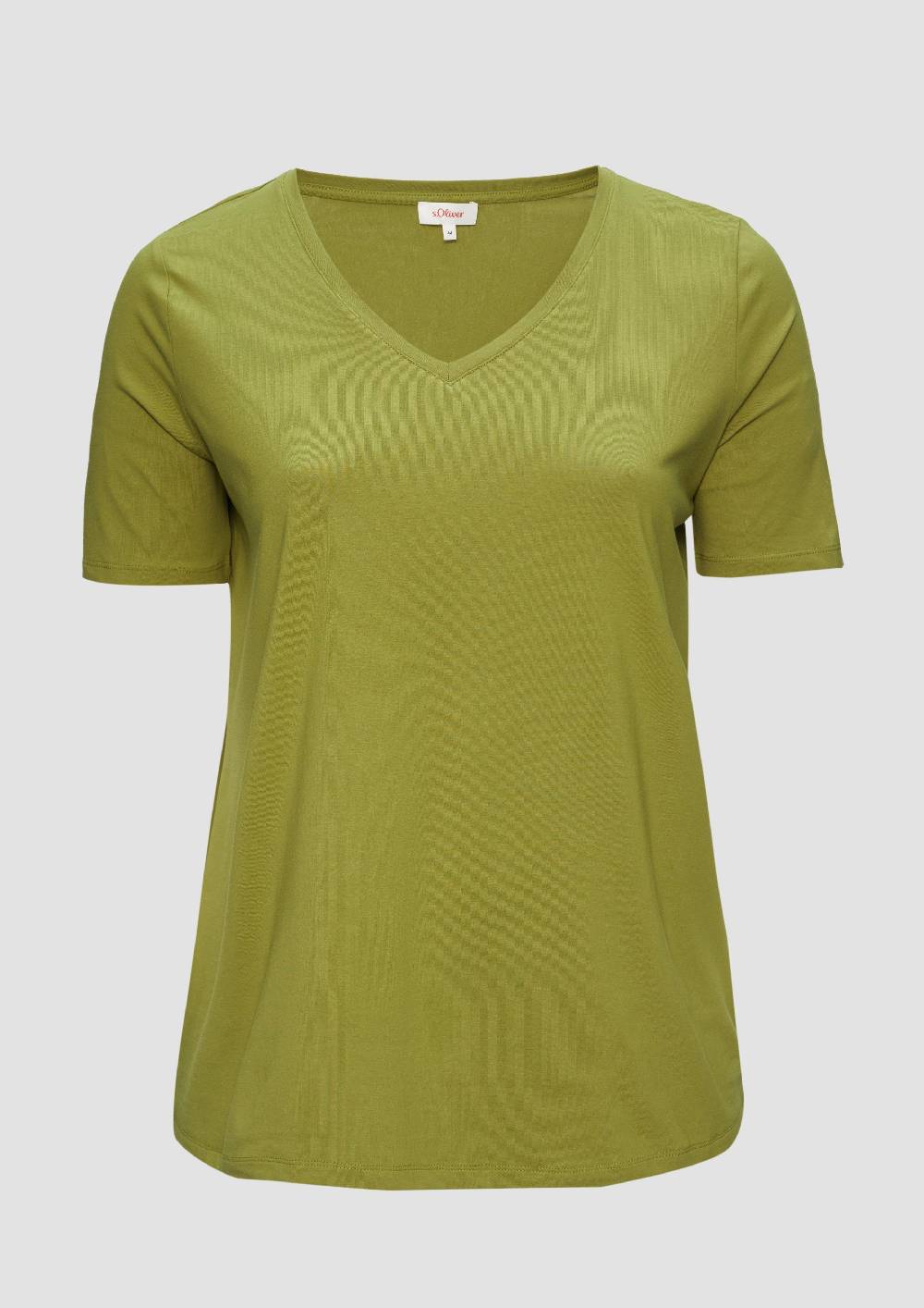 s.Oliver T-Shirt mit V-Ausschnitt Kostenlose Rückgabe