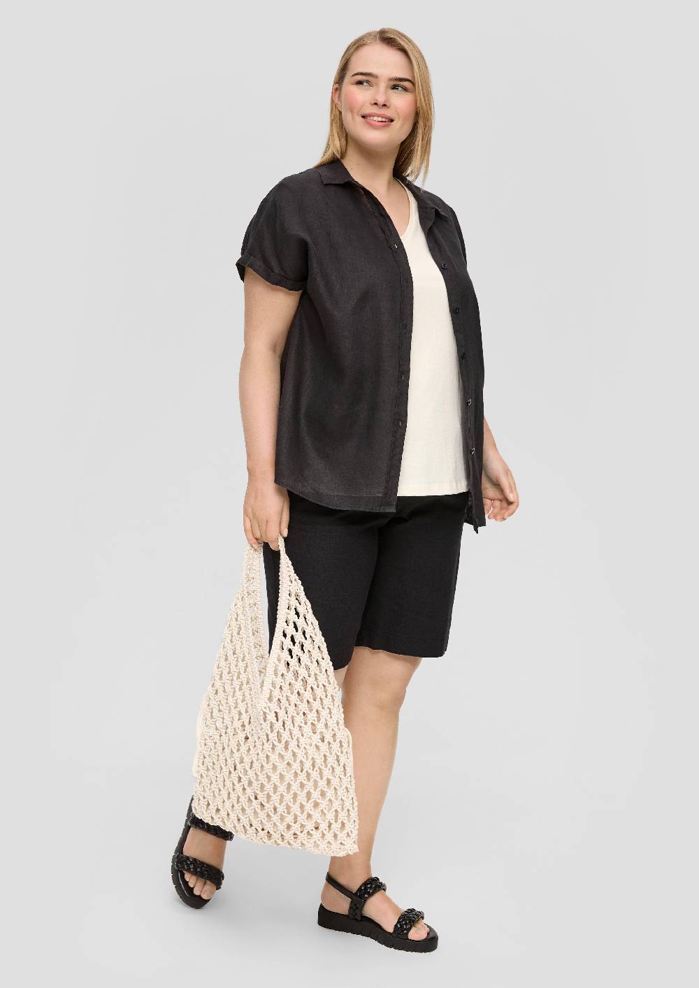 s.Oliver Shorts aus Leinenmix Zeitbegrenzte Promotion