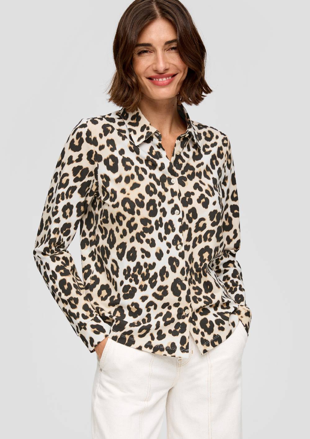 s.Oliver Hemdbluse aus Jersey Nur für heute