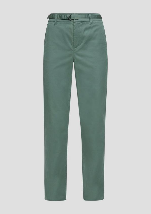 s.Oliver Chino mit Gürtel aus Baumwollstretch Discount Store für neue Produkte