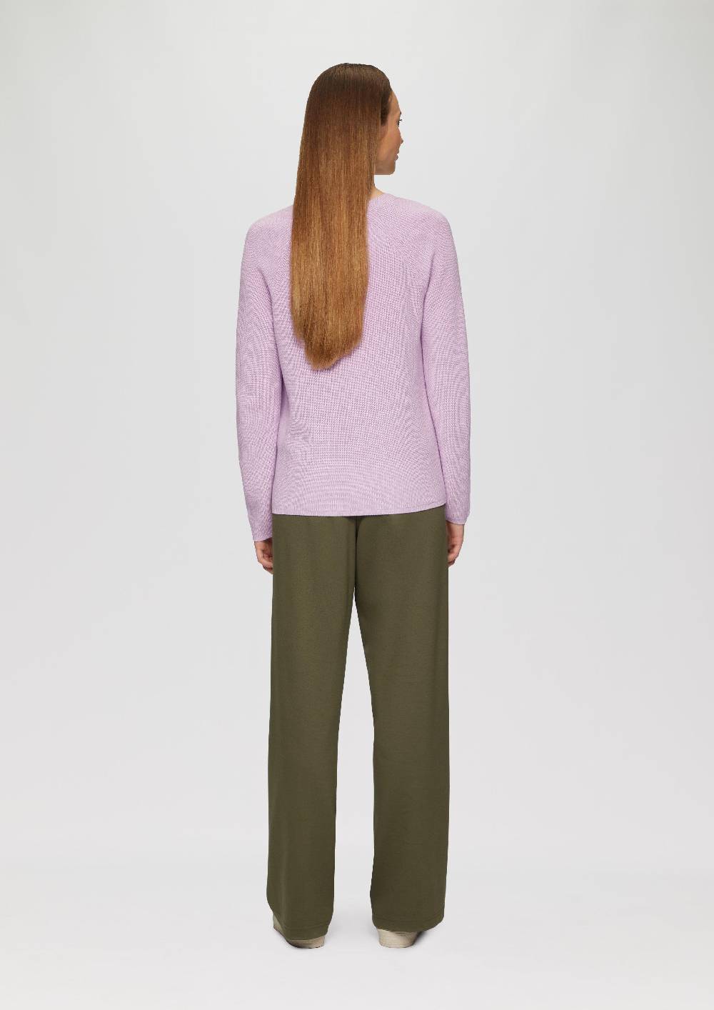 s.Oliver Strickpullover mit V-Ausschnitt und Raglan-Ärmeln Riesige Rabatte