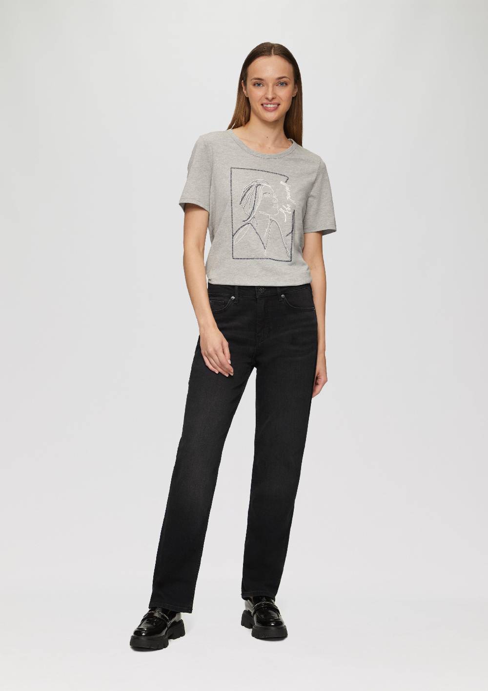 s.Oliver Jeans Karolin / Regular Fit / Mid Rise / Straight Leg Black Friday Preise