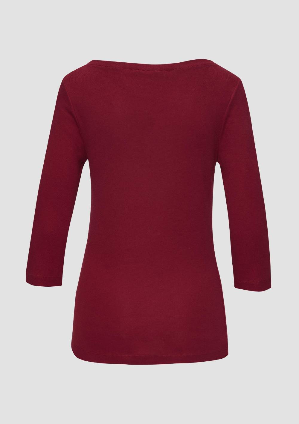 s.Oliver T-Shirt mit 3/4-Arm und U-Boot Ausschnitt 2025