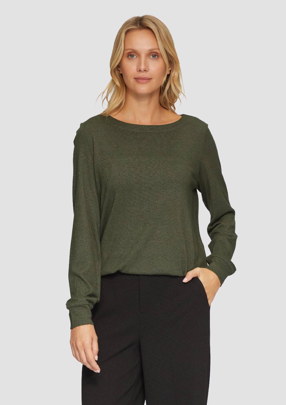s.Oliver Weicher Longsleeve aus Jerseystrick Angebote