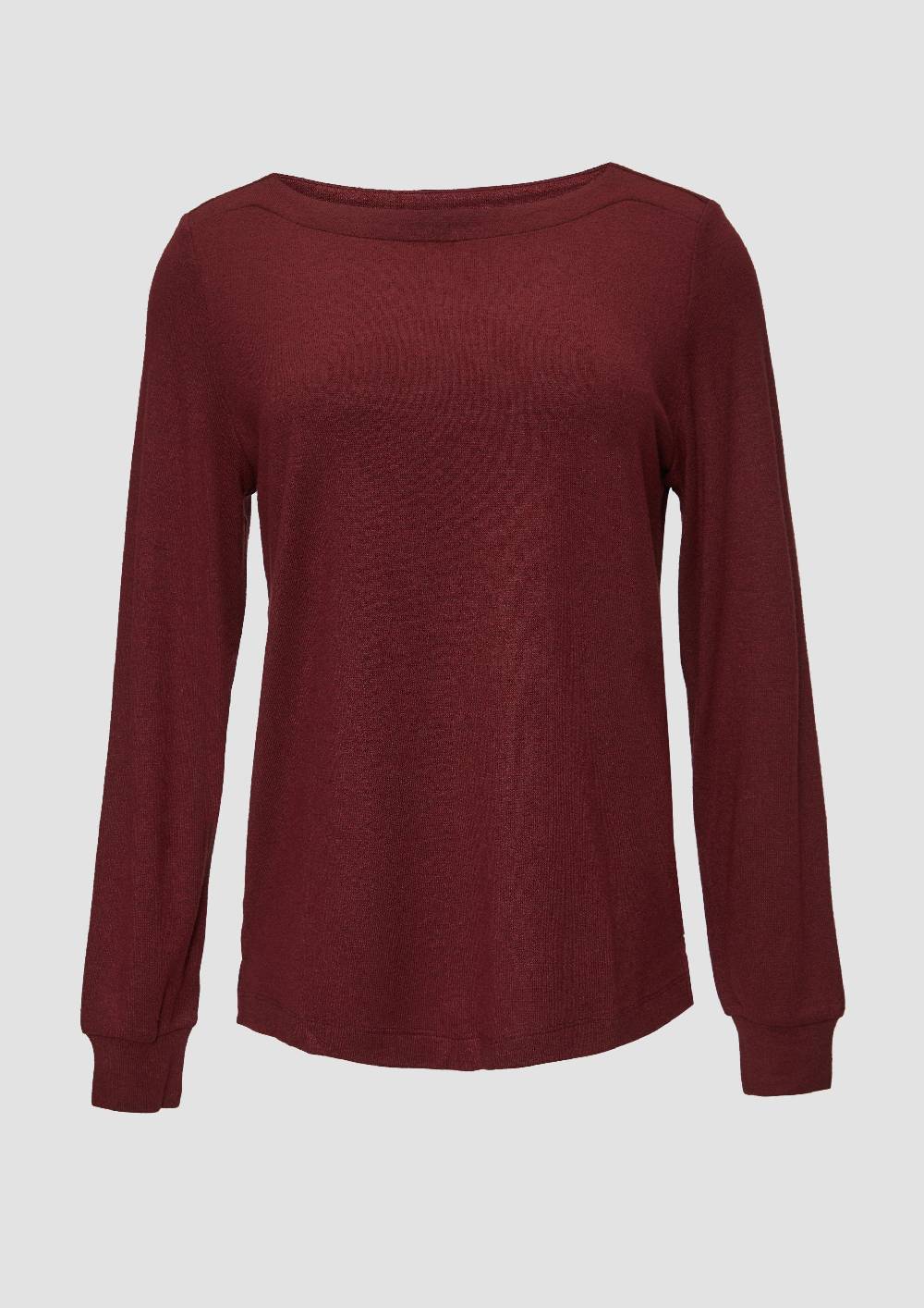 s.Oliver Weicher Longsleeve aus Jerseystrick im Angebot