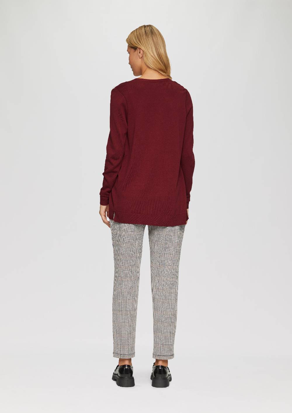 s.Oliver Cardigan aus Viskose-Baumwollmix Schlussverkauf
