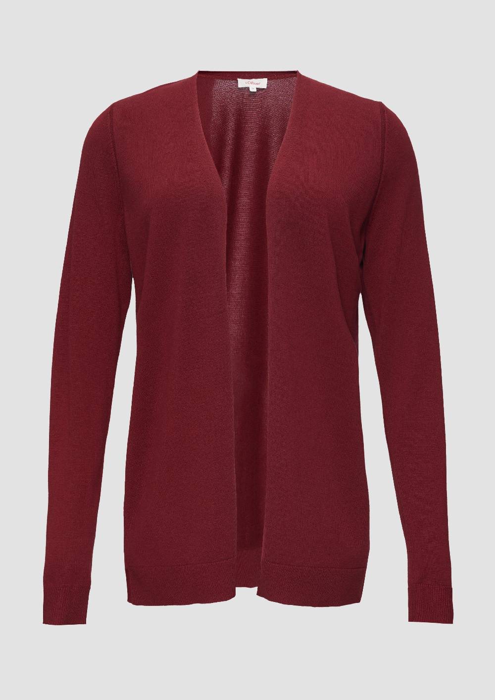 s.Oliver Cardigan aus Viskose-Baumwollmix Schlussverkauf