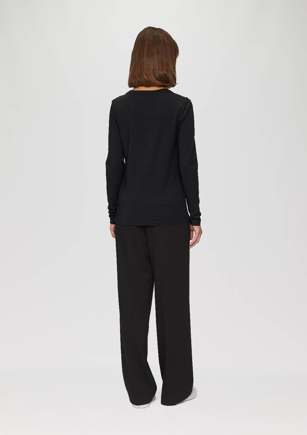 s.Oliver Longsleeve aus Baumwollstretch Kostenloser Versand