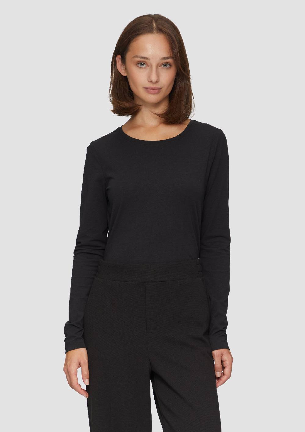 s.Oliver Longsleeve aus Baumwollstretch Kostenloser Versand