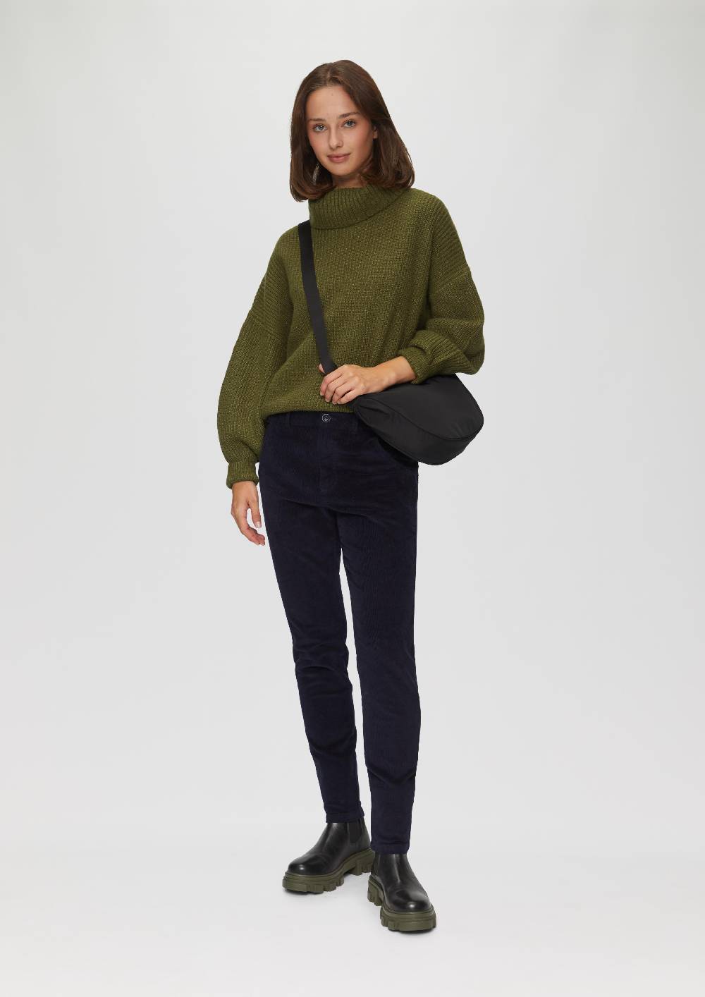 s.Oliver Oversized Rollkragenpullover mit weiten Ärmeln Versandkostenfrei