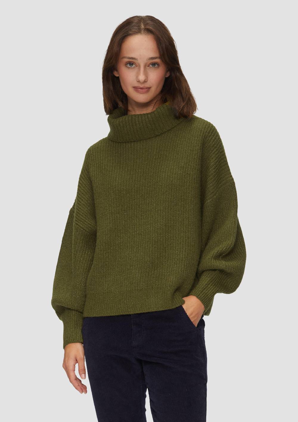 s.Oliver Oversized Rollkragenpullover mit weiten Ärmeln Versandkostenfrei