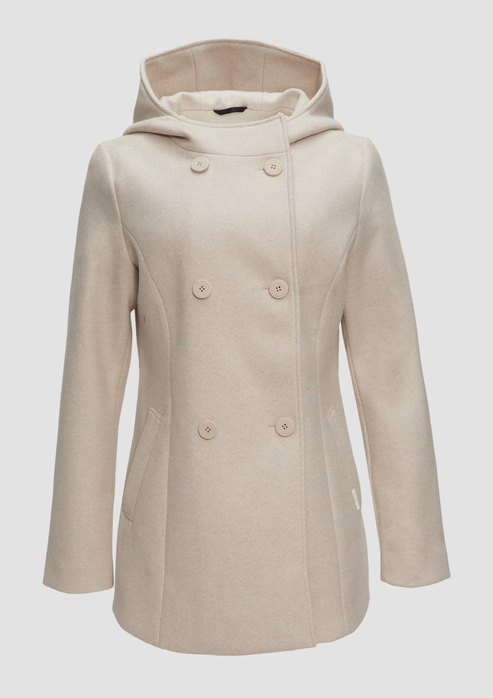 s.Oliver Jacke mit Kapuze in Wolloptik Begrenztes Angebot
