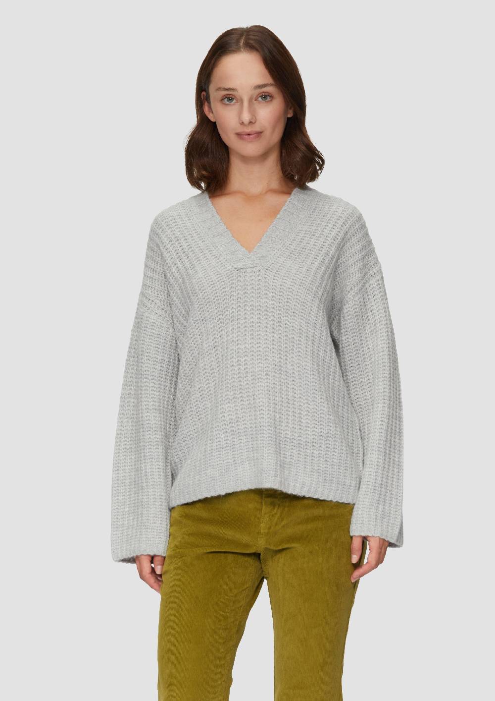 s.Oliver Leichter Wollpullover im Relaxed Fit Exklusivangebot