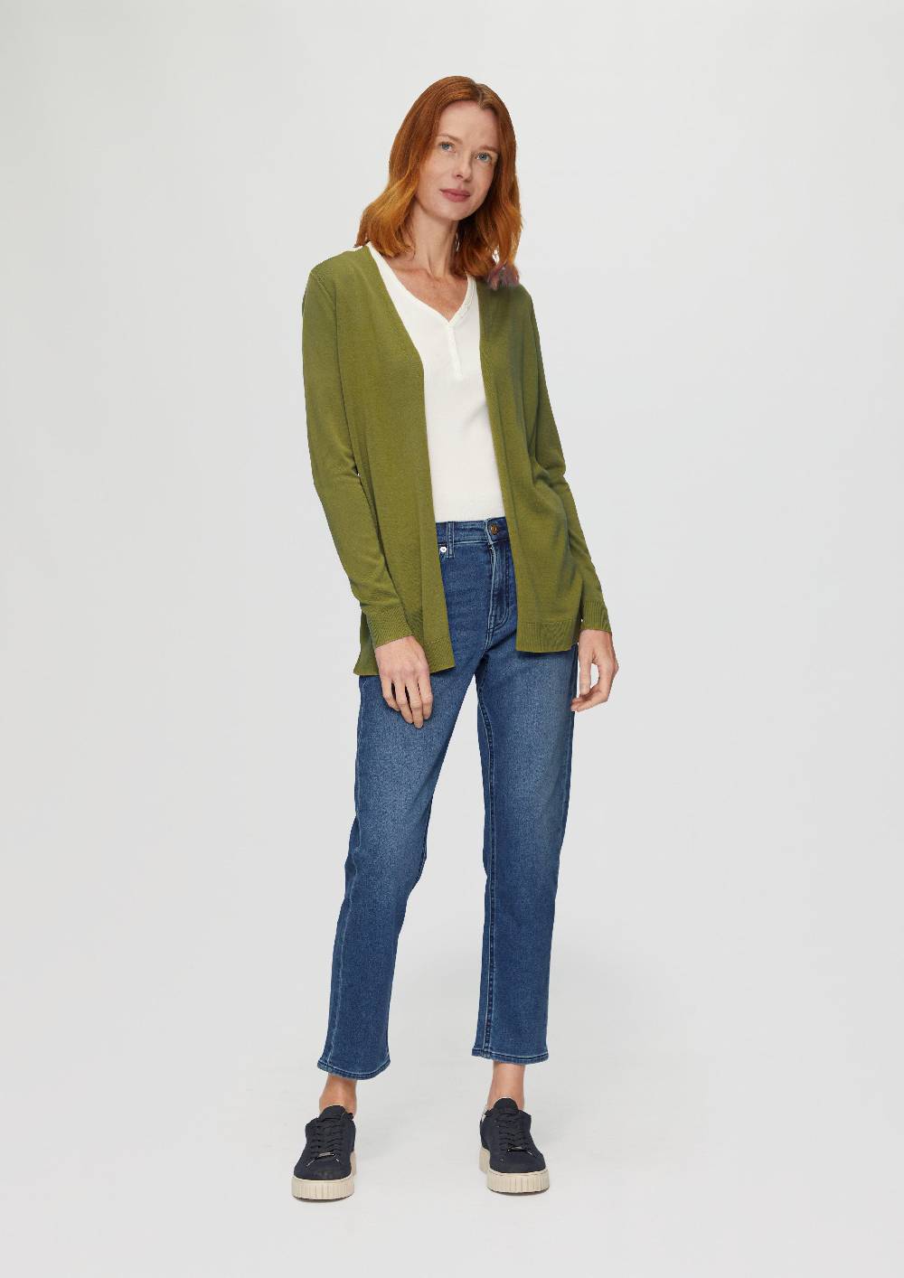 s.Oliver Cardigan aus Viskose-Baumwollmix Black Friday