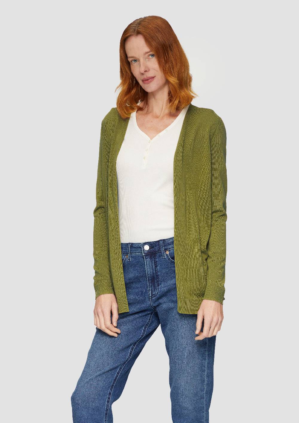 s.Oliver Cardigan aus Viskose-Baumwollmix Black Friday