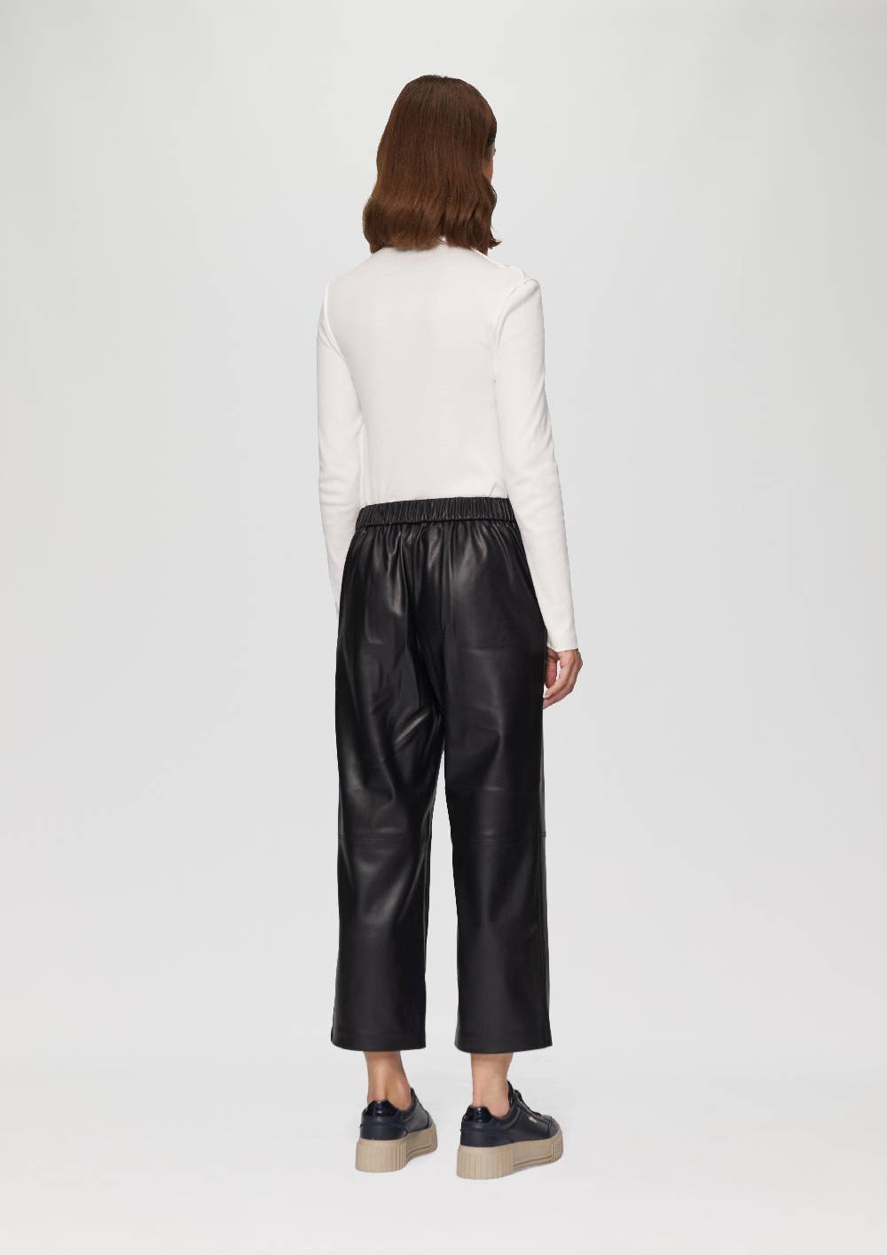 s.Oliver Culotte aus Lederimitat mit Nahtdetails Vatertagsangebot