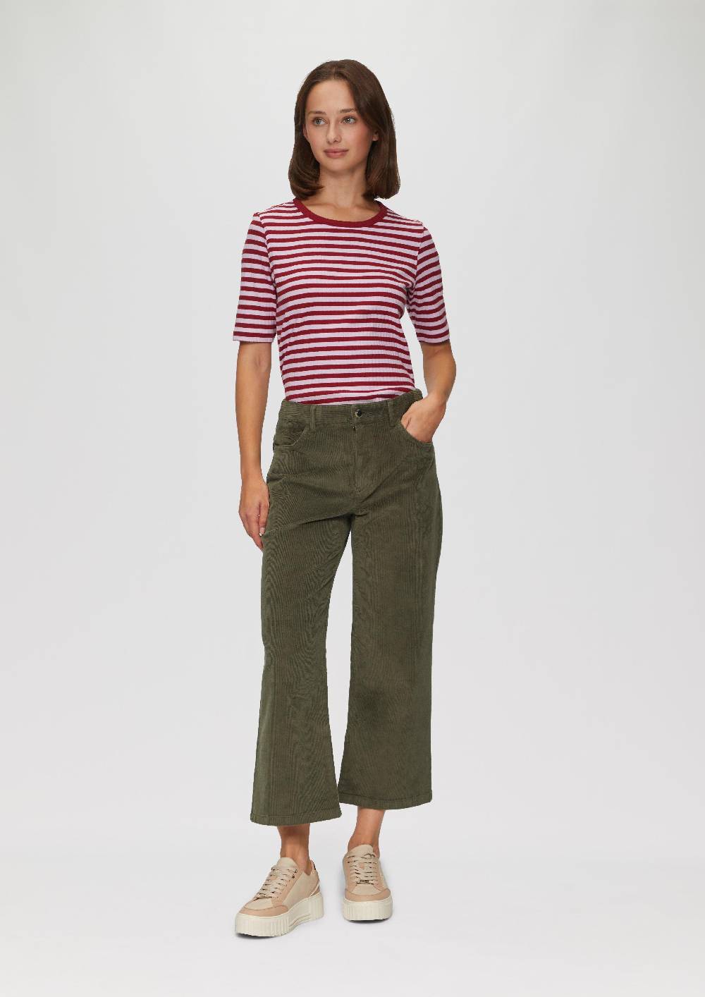 s.Oliver Elastische Culotte aus Cord Valentinstagsangebot