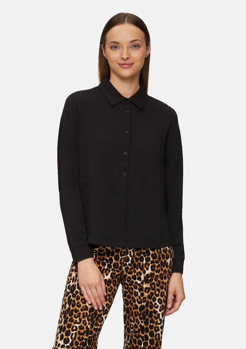 s.Oliver Hemdbluse aus Jersey Neueste Mode