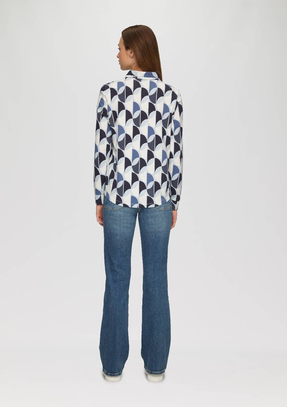 s.Oliver Hemdbluse aus Jersey Online Outlet
