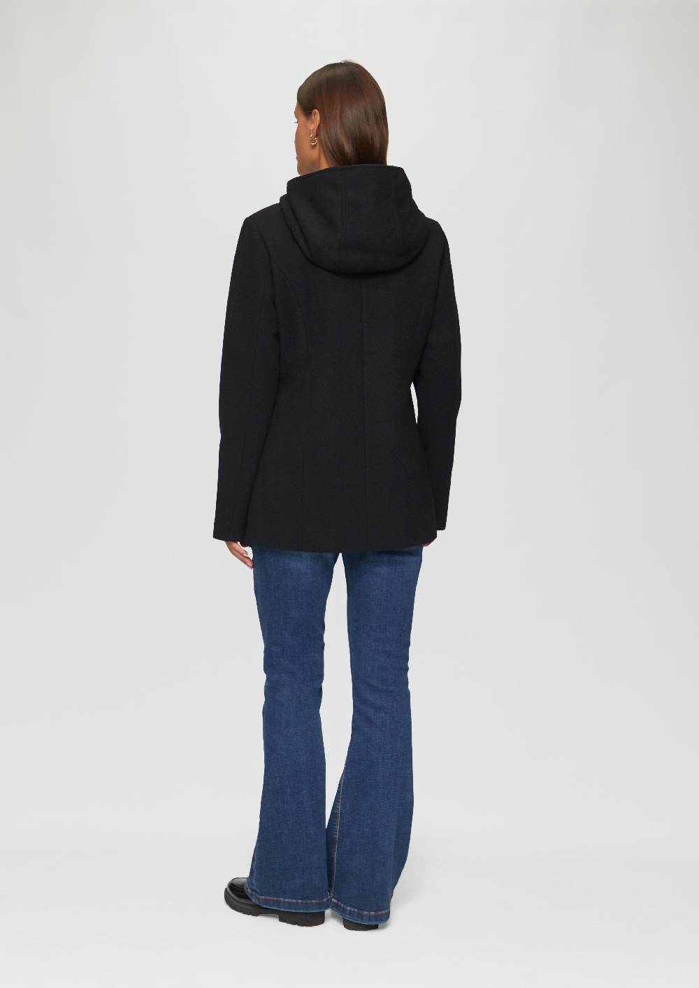 s.Oliver Jacke mit Kapuze in Wolloptik Große Rabatte