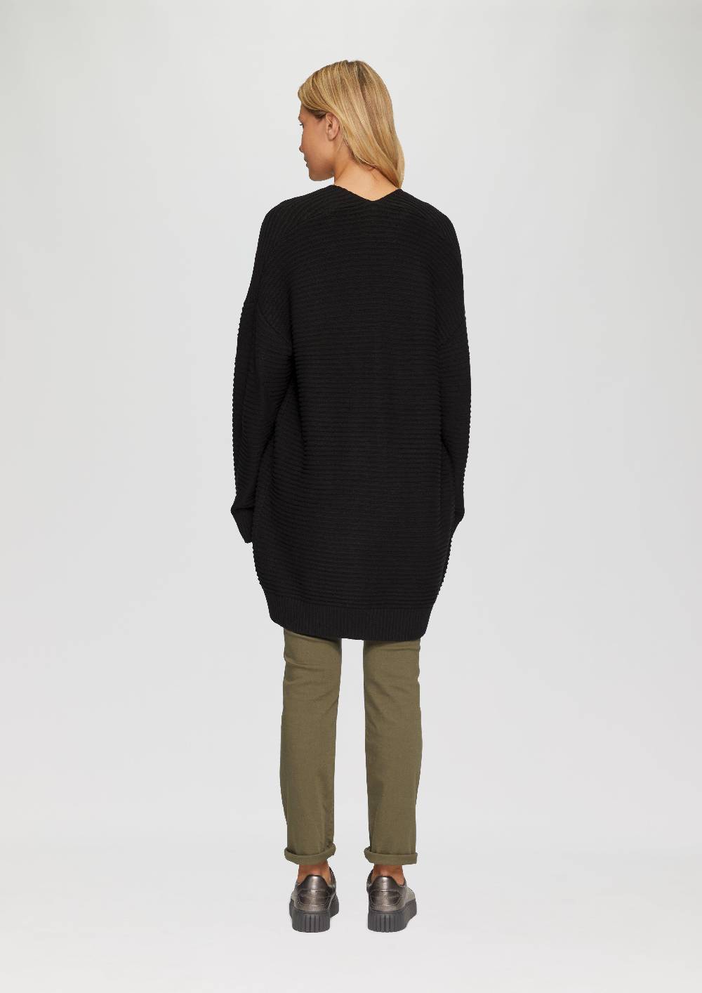s.Oliver Strickjacke im Oversize-Look mit Ottoman-Struktur Sonderangebote