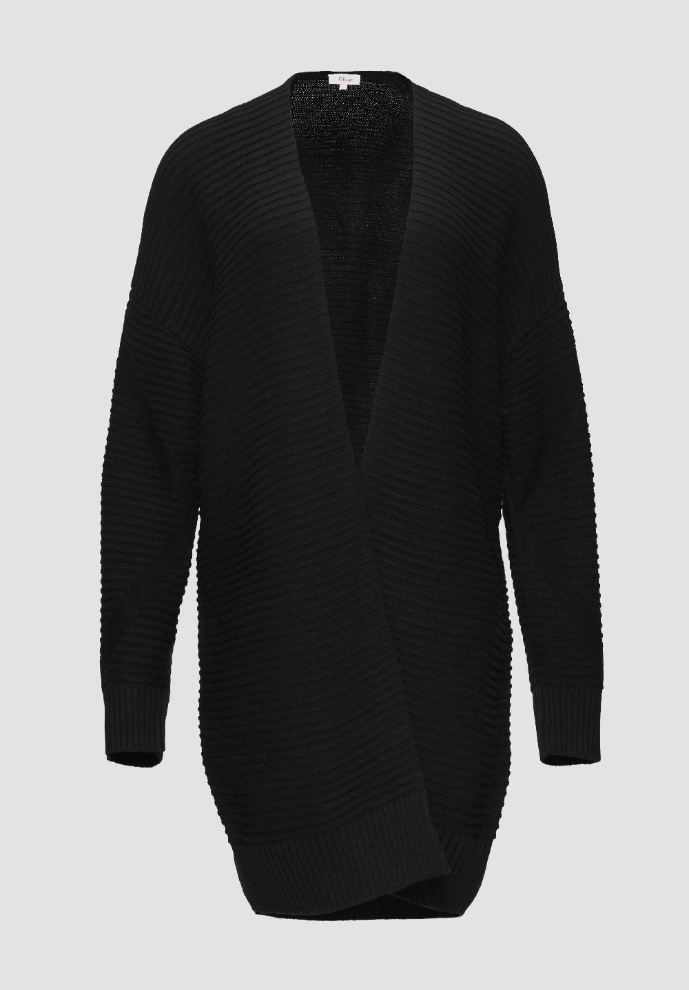 s.Oliver Strickjacke im Oversize-Look mit Ottoman-Struktur Sonderangebote