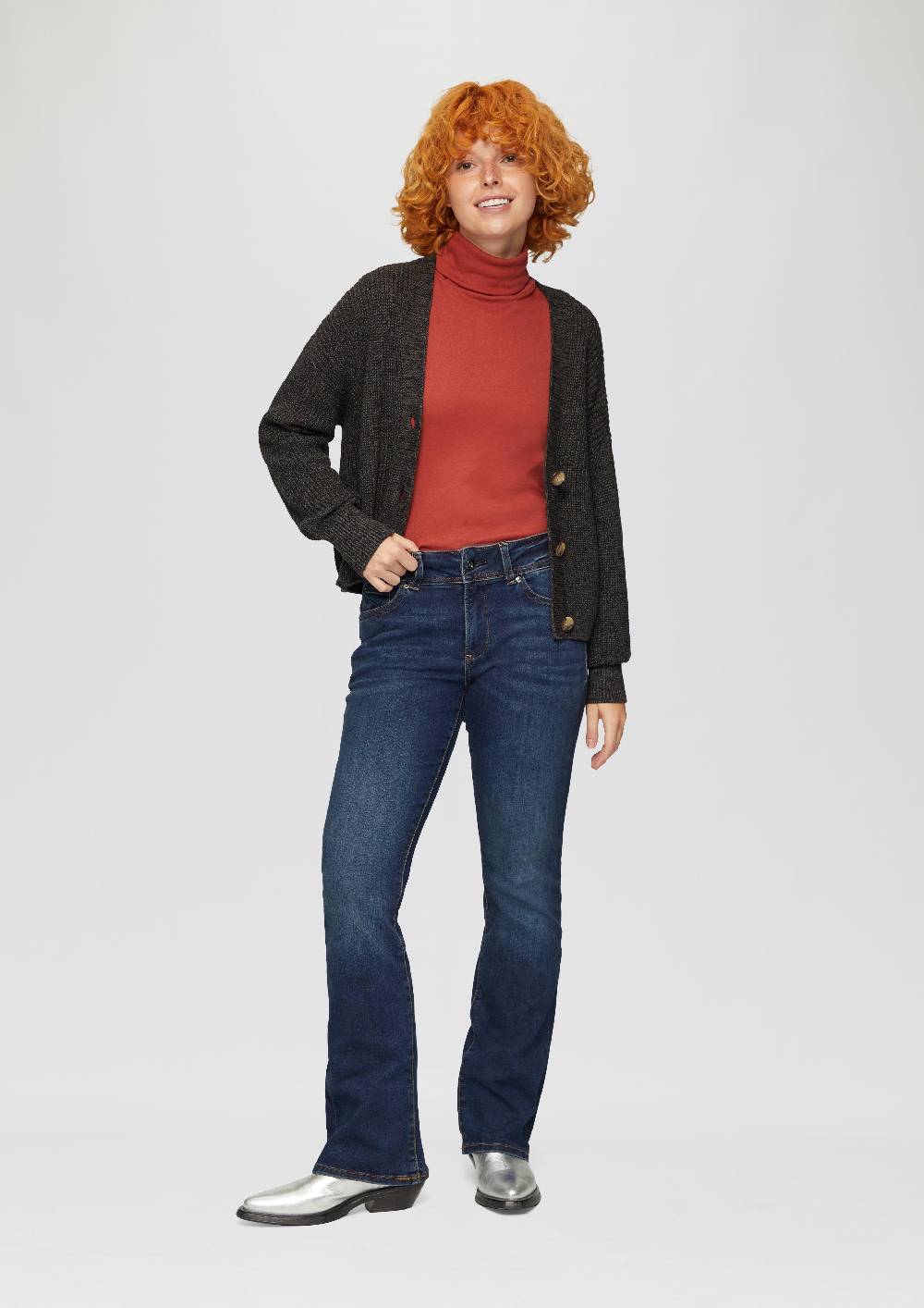 s.Oliver Jeans Catie / Slim Fit / Mid Rise / Bootcut Leg Super Sparpreis
