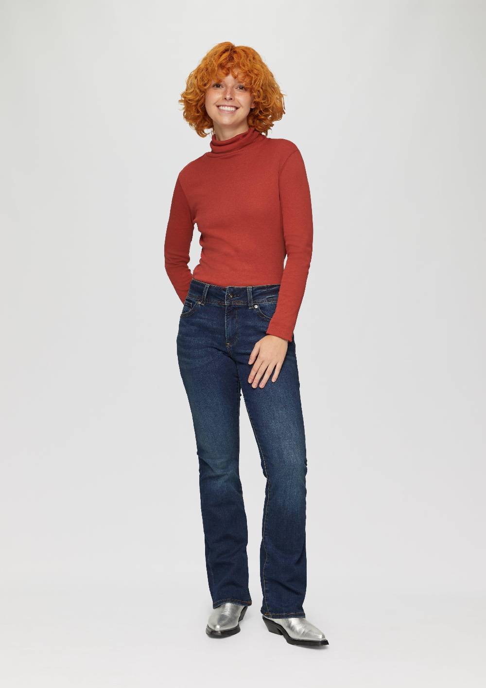 s.Oliver Jeans Catie / Slim Fit / Mid Rise / Bootcut Leg Super Sparpreis