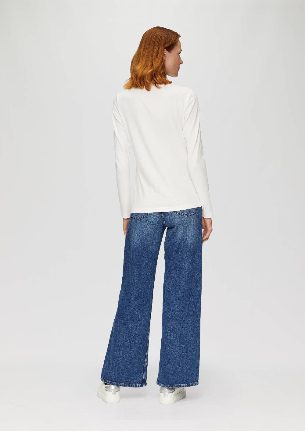 s.Oliver Longsleeve aus Baumwollstretch Wochenangebot