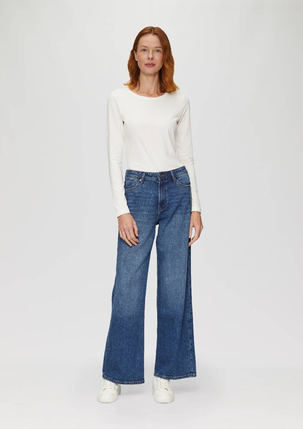 s.Oliver Longsleeve aus Baumwollstretch Wochenangebot