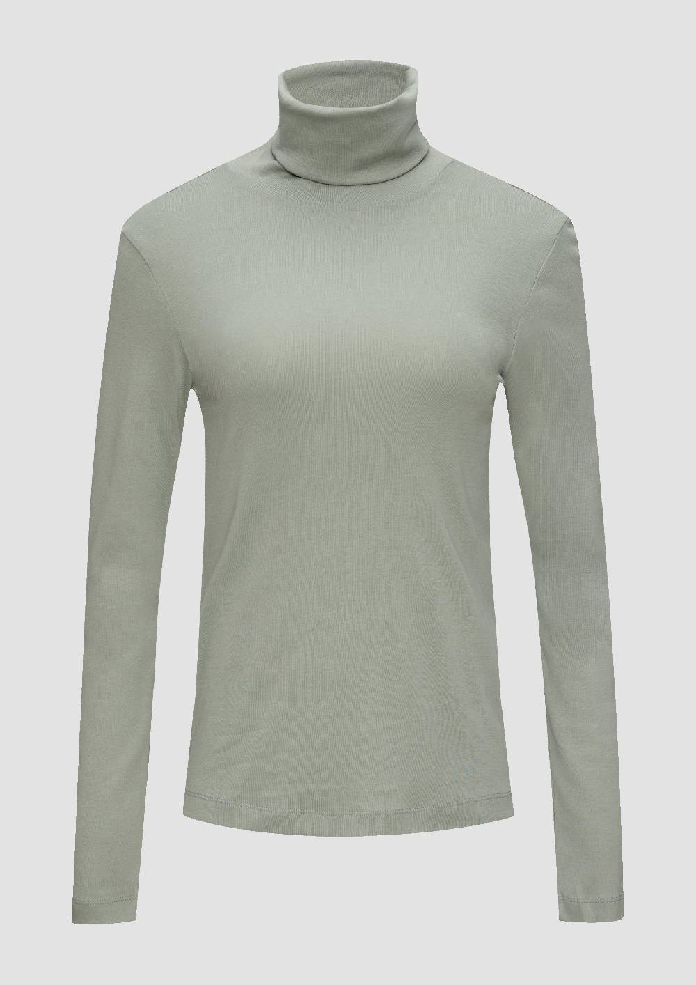 s.Oliver Langarmshirt mit Rollkragen Kostenlose Rückgabe