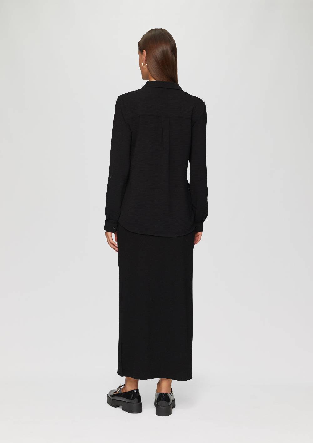 s.Oliver Crêpe-Bluse mit Brusttaschen Begrenzte Freigabe