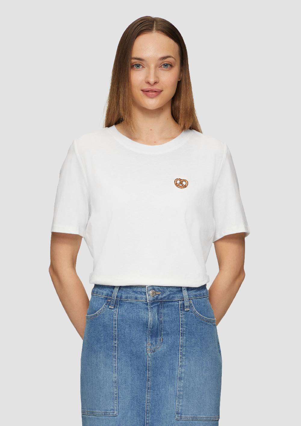 s.Oliver T-Shirt mit Frontprint und Glitzer-Detail JETZT KAUFEN
