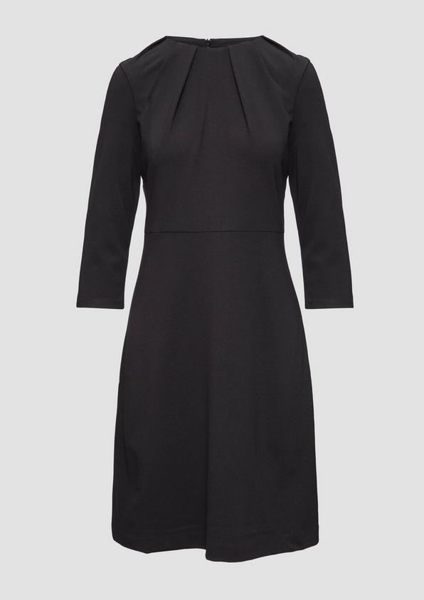 s.Oliver Kleid aus Interlockjersey mit Raff-Details Bis zu 60% Rabatt