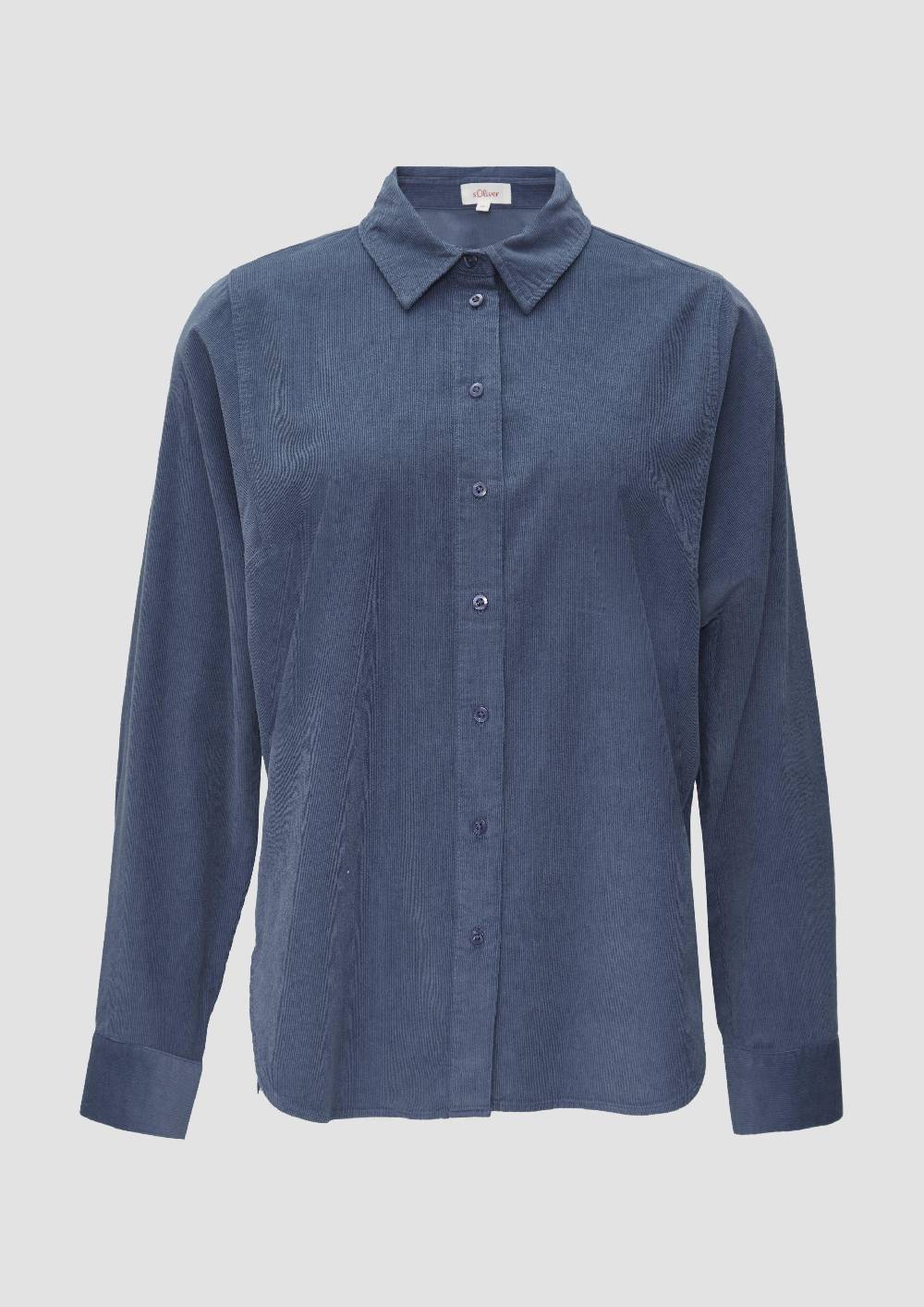 s.Oliver Cordbluse im Relaxed Fit mit Naht-Details Bis zu 55% Rabatt