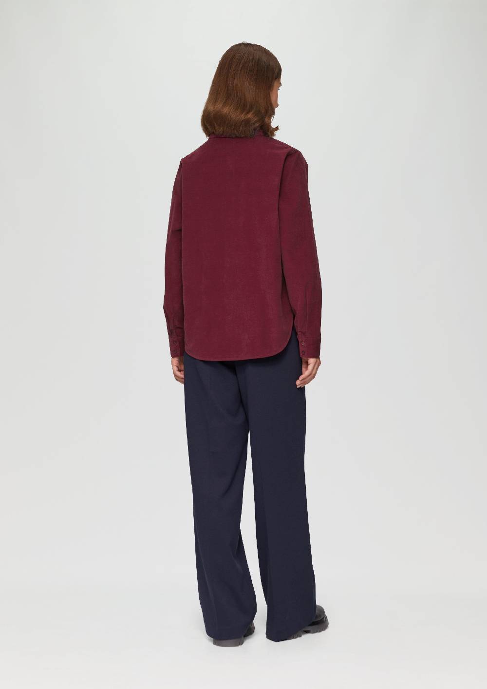 s.Oliver Cordbluse im Relaxed Fit mit Naht-Details Discount Store für neue Produkte