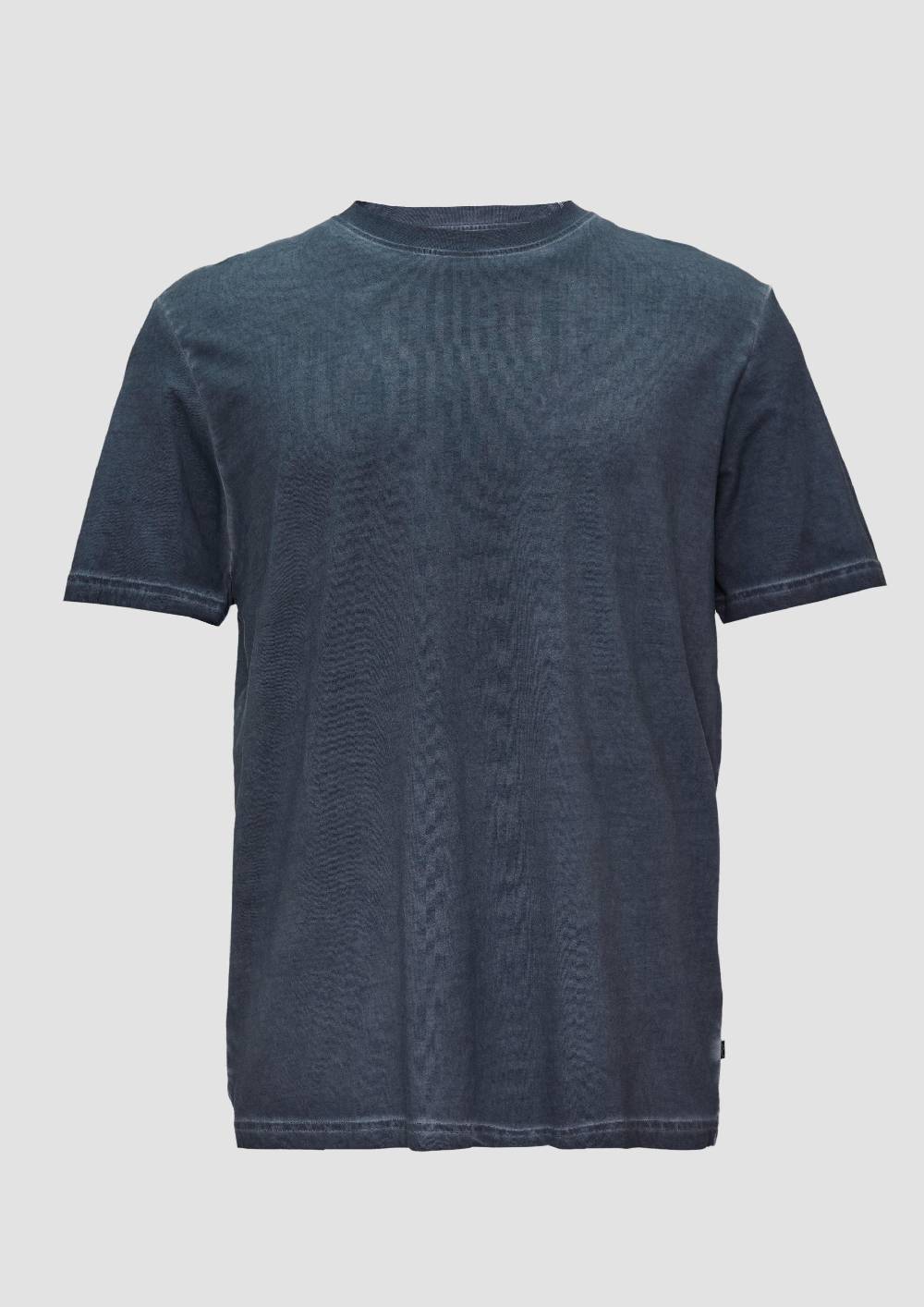 s.Oliver Gewaschenes T-Shirt mit Rundhalsausschnitt Super Rabatt