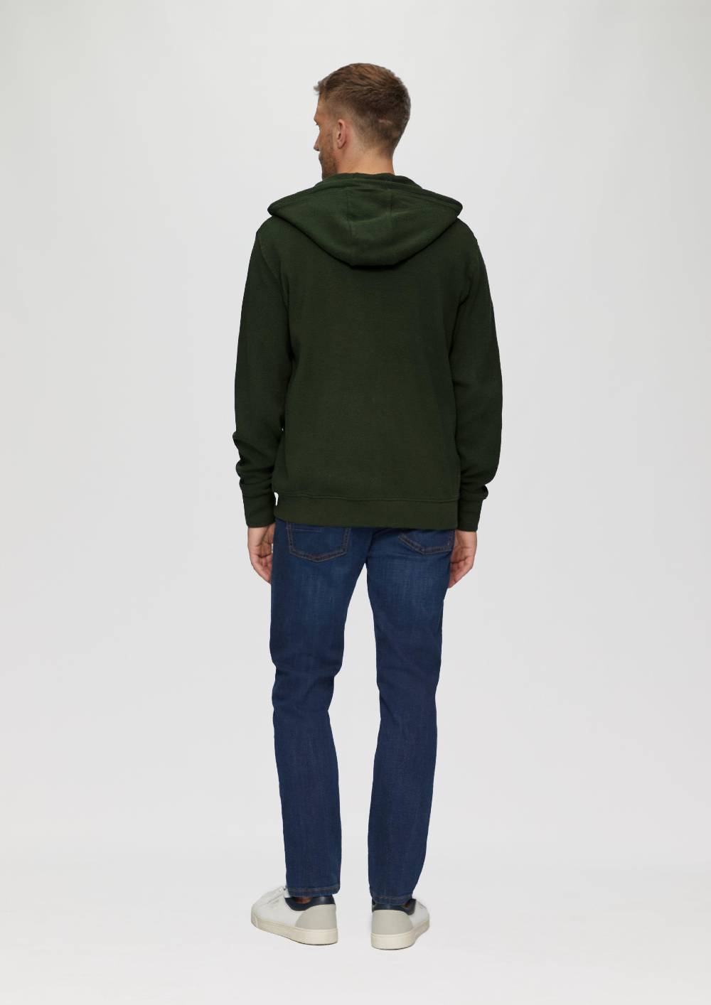s.Oliver Weiche Sweatshirt-Jacke mit Kapuze Speichern exportieren