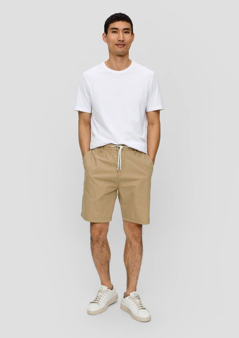s.Oliver Chino-Shorts im Relaxed Fit mit Elastikbund zollfrei