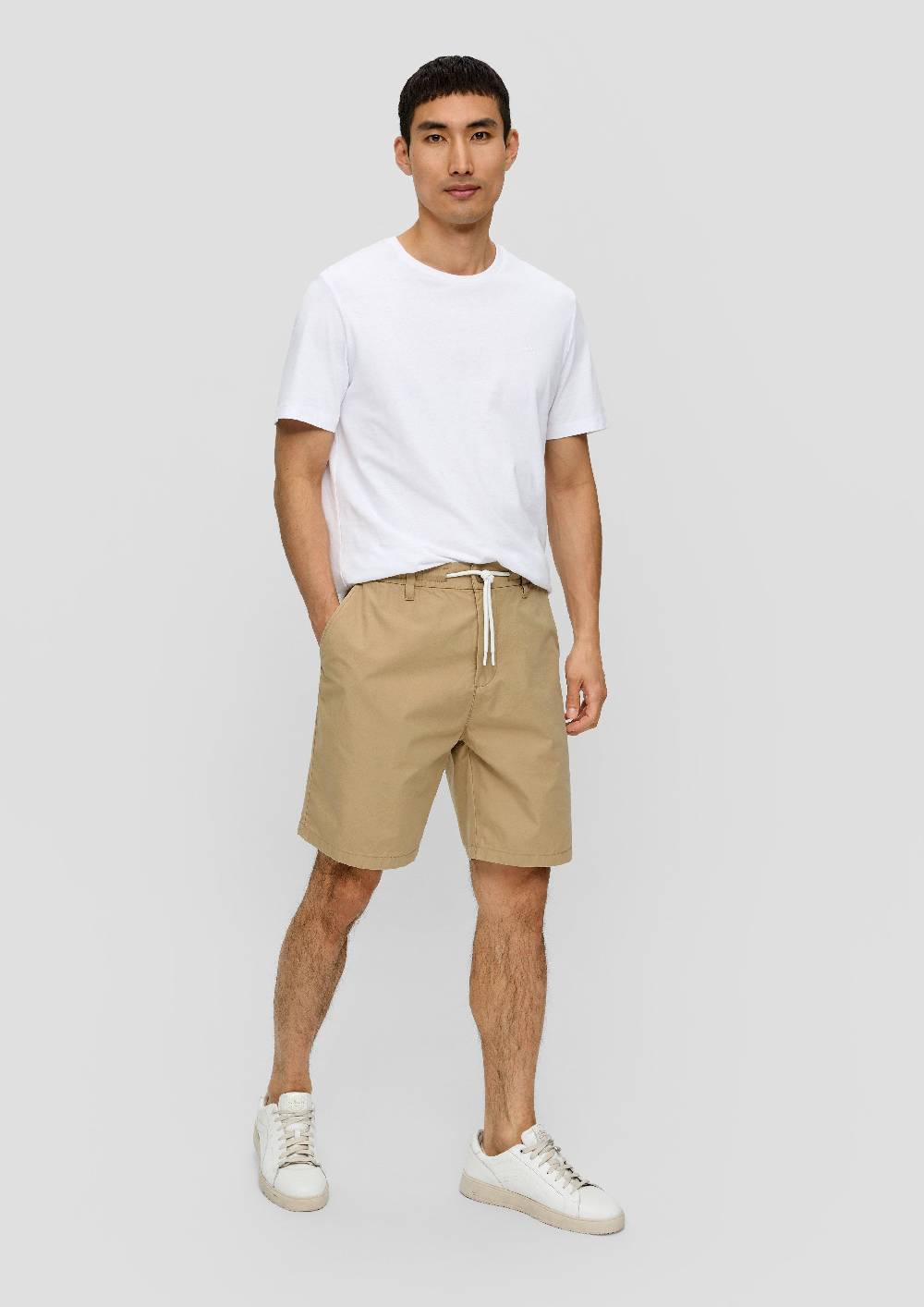 s.Oliver Chino-Shorts im Relaxed Fit mit Elastikbund zollfrei
