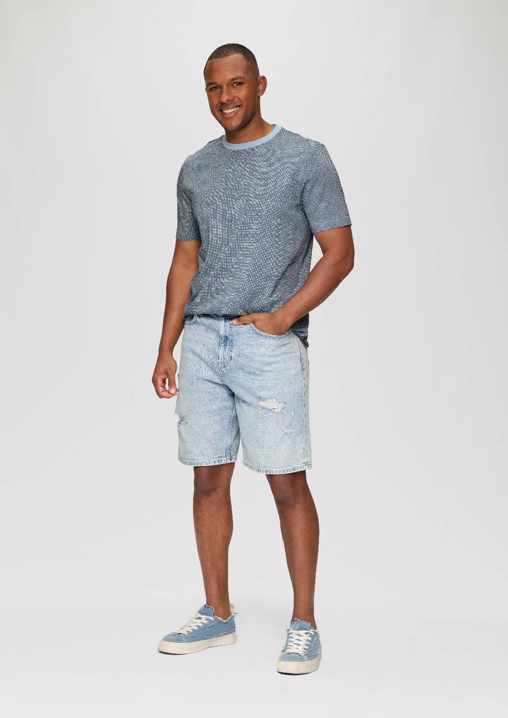 s.Oliver T-Shirt mit All-over-Print 2025