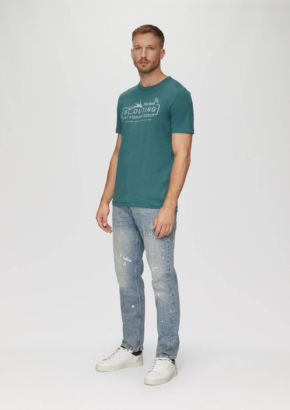 s.Oliver Baumwollshirt mit Frontprint Angebote
