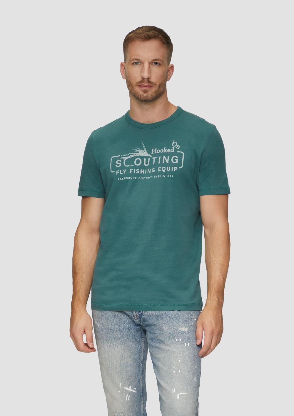 s.Oliver Baumwollshirt mit Frontprint Angebote