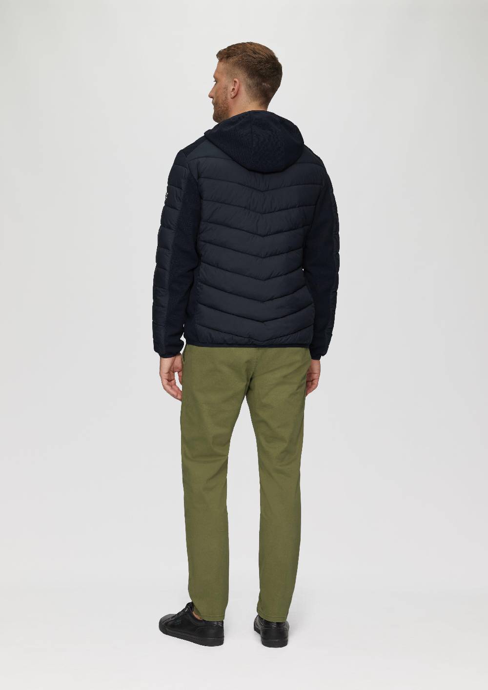 s.Oliver Pufferjacke im Fabricmix mit Kontrast-Details im Angebot