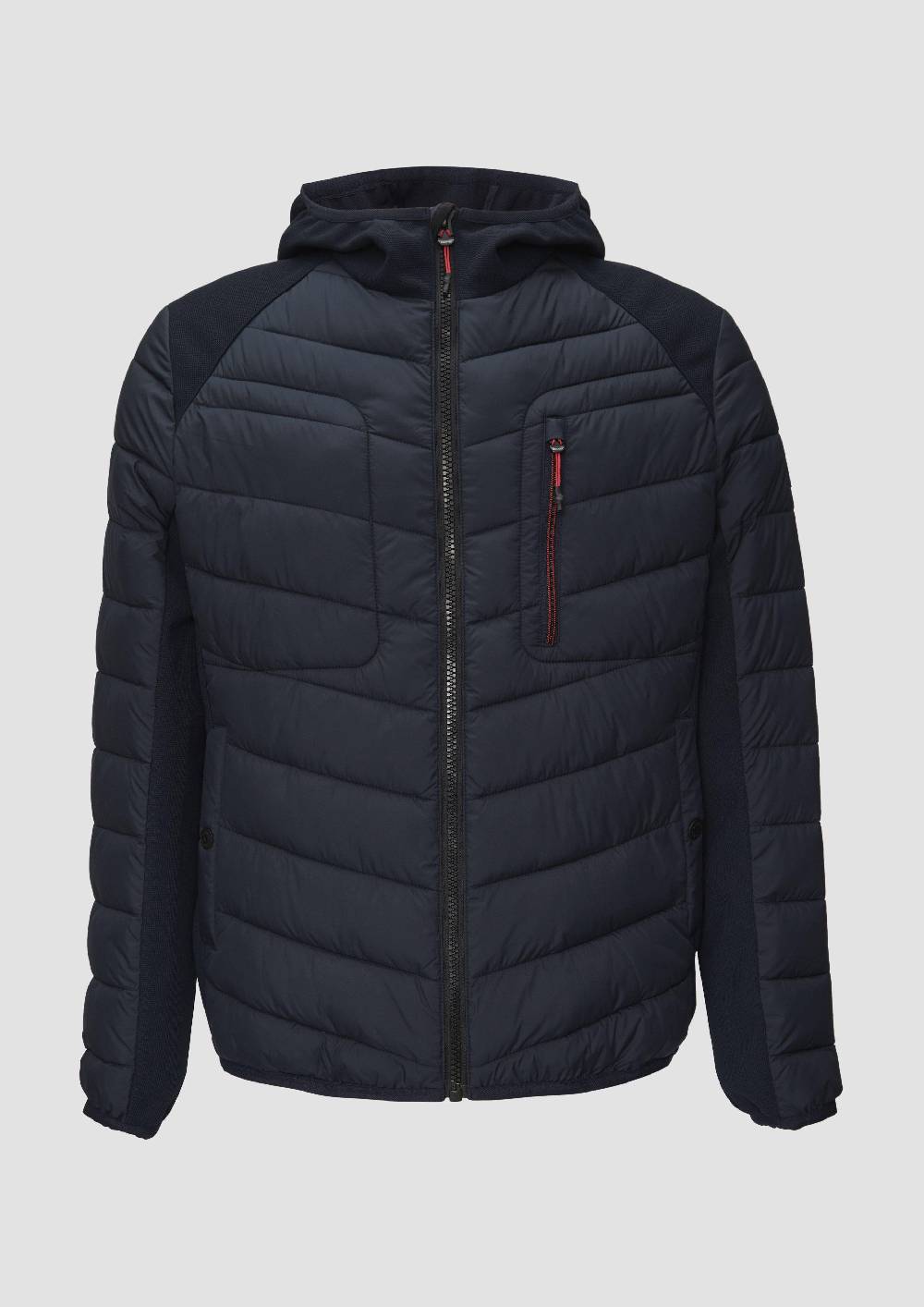 s.Oliver Pufferjacke im Fabricmix mit Kontrast-Details im Angebot