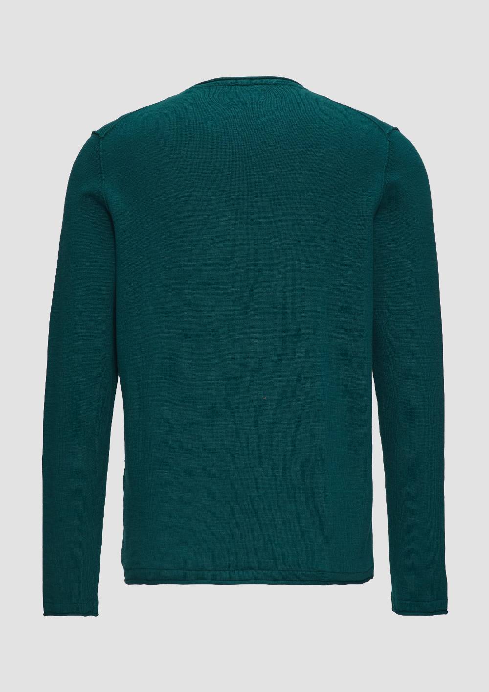 s.Oliver Strickpullover mit Flammgarnstruktur und Rollsaum-Details Fabrik Onlineshop