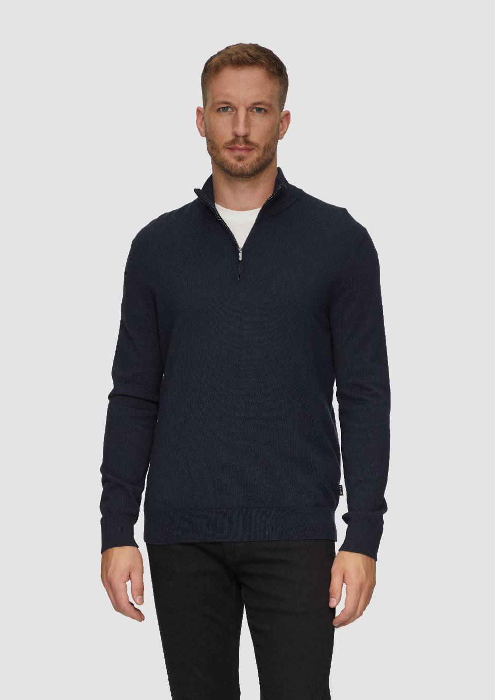 s.Oliver Strickpullover mit Stehkragen Flash Sale