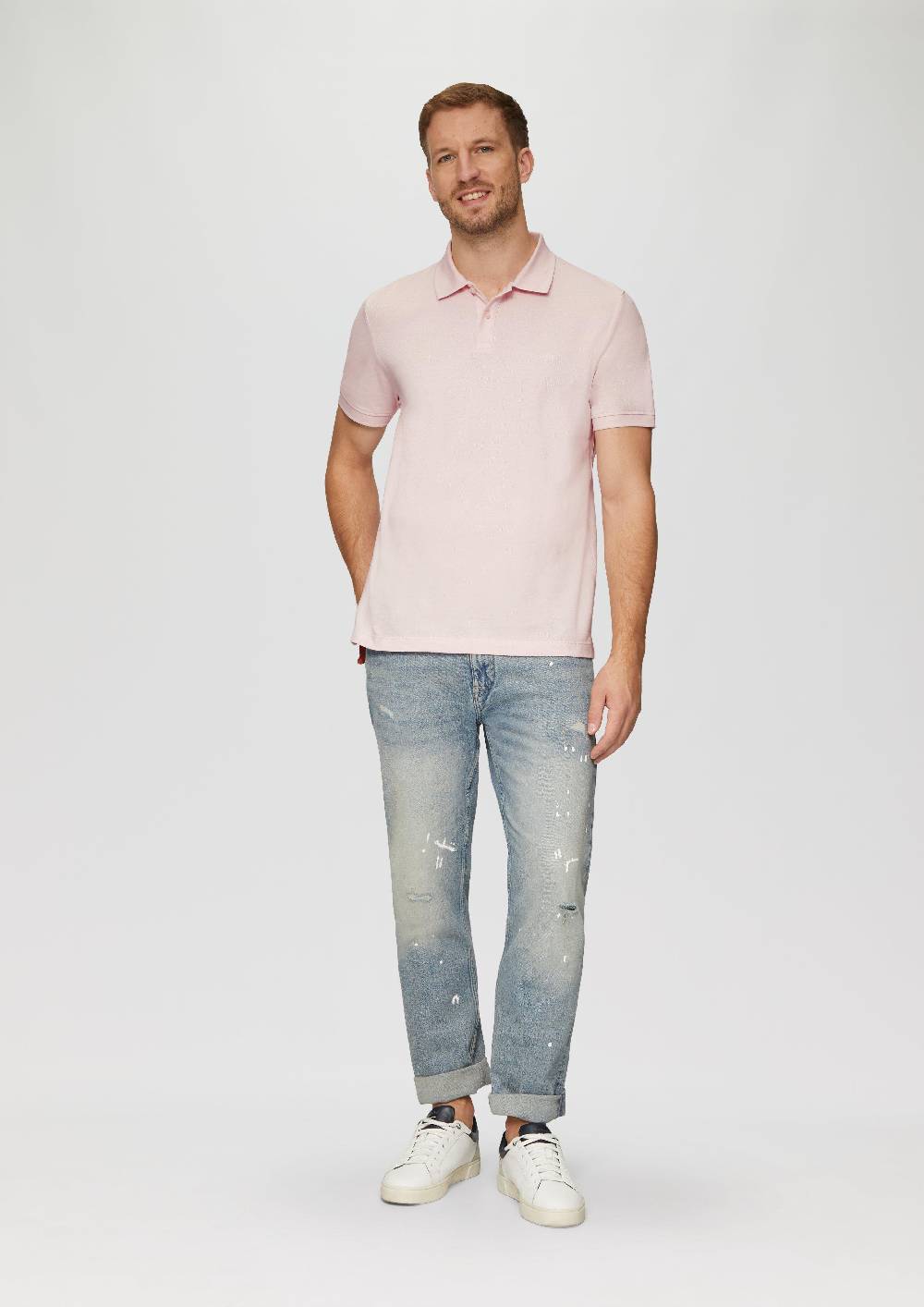 s.Oliver Poloshirt aus Baumwollpiqué Vatertagsangebot