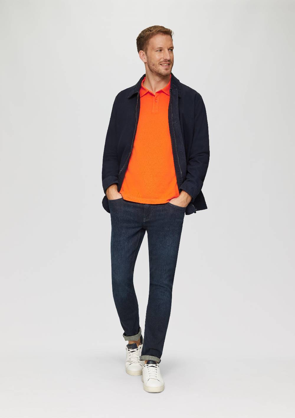 s.Oliver Poloshirt aus Baumwollpiqué Valentinstagsangebot