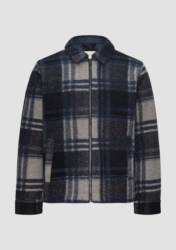 s.Oliver Karierte Hemdjacke aus Wollmix Lagerräumung